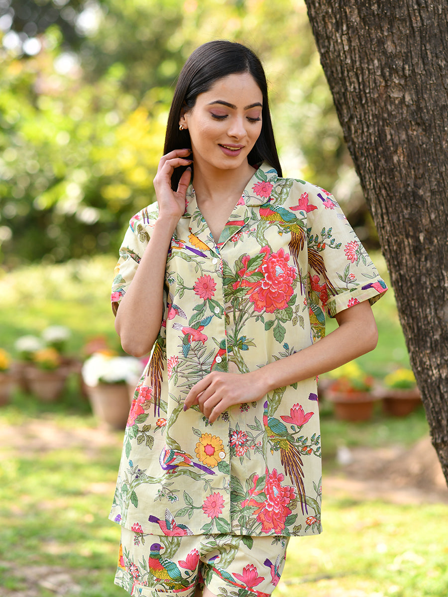 Short Set : Bird Lime