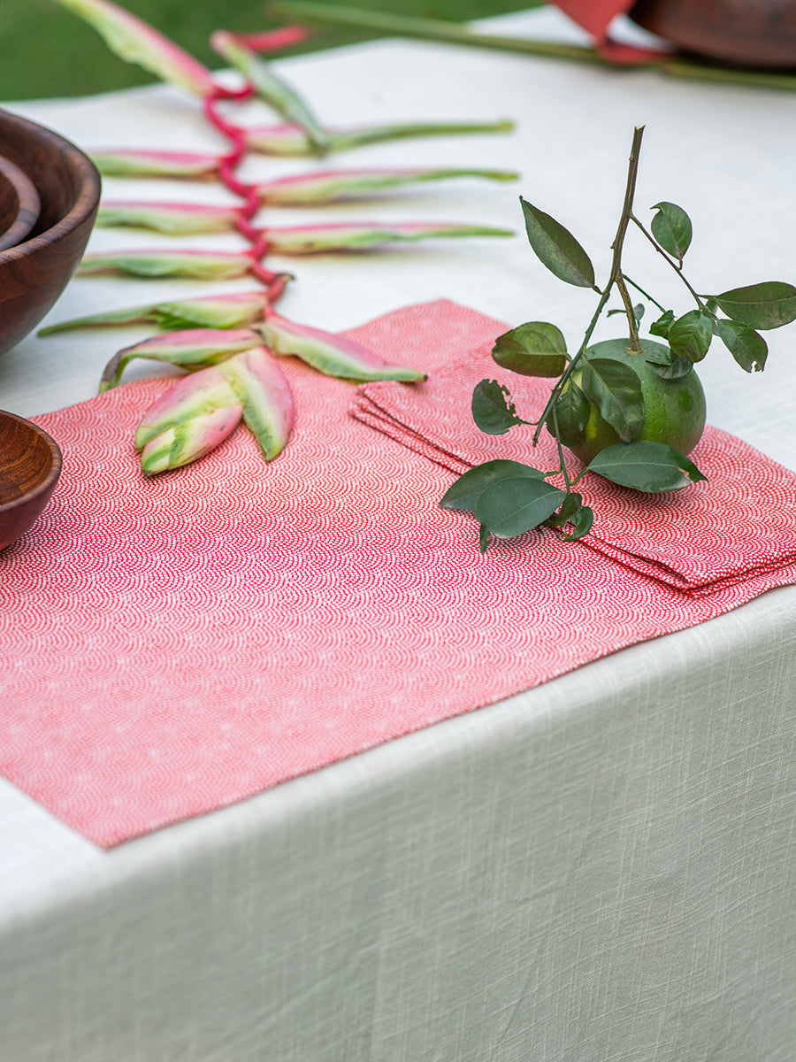 Reversible Napkin : Boro Orange