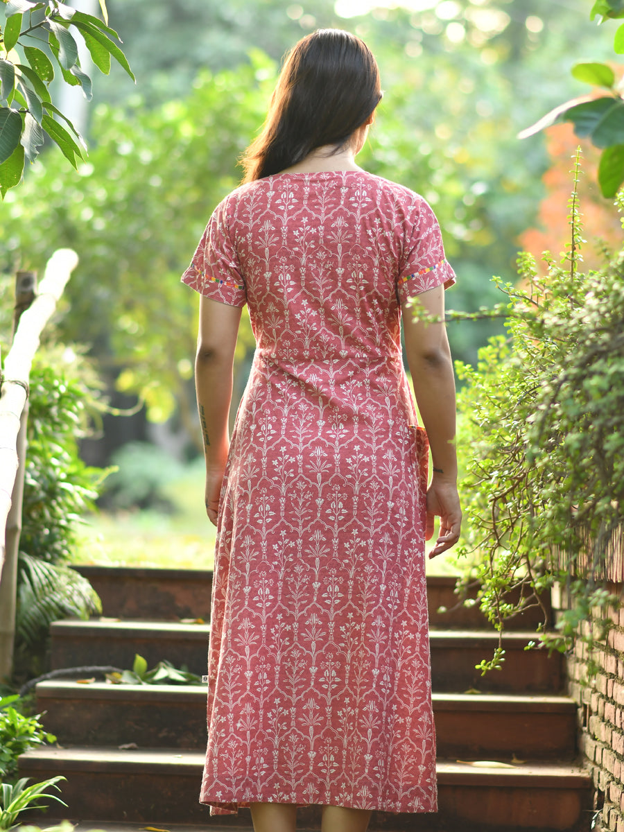 Pocket Wrap : Jahana Maroon