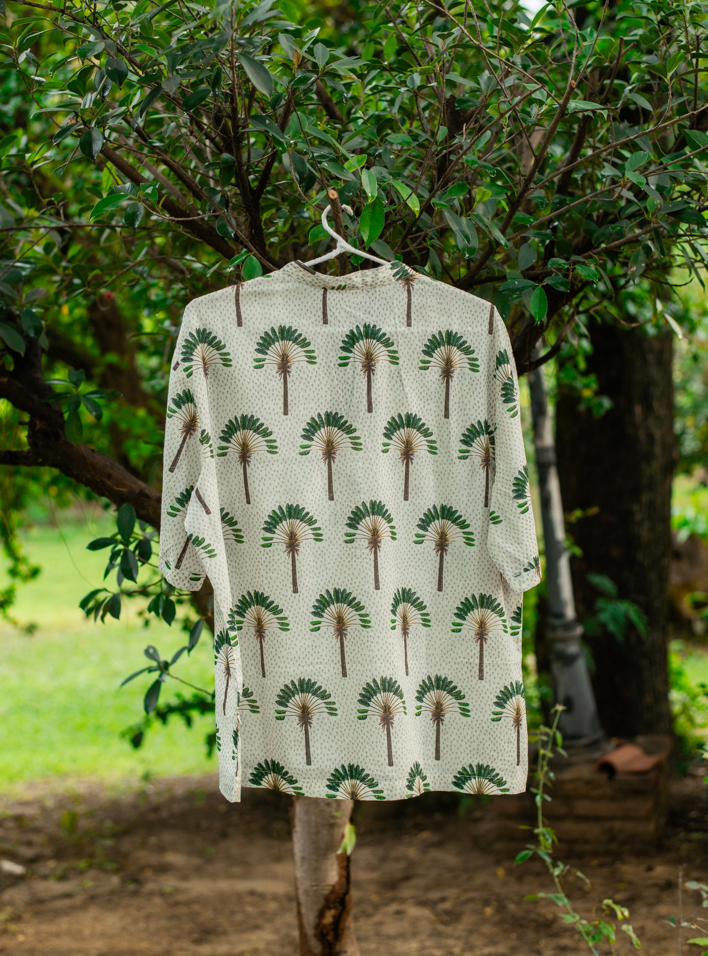 Anthony Shirt Half Sleeves : Banana Country Voile