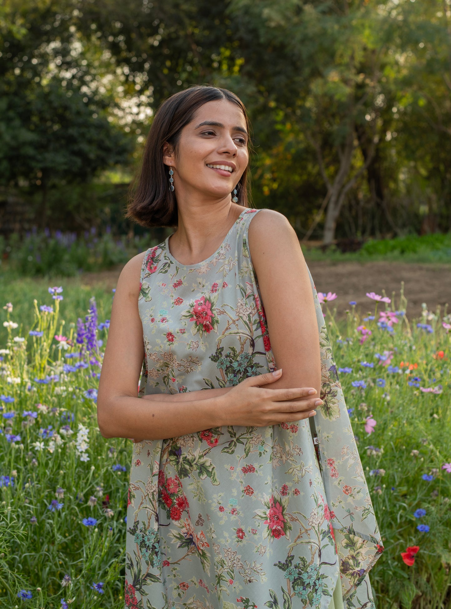Aphre Dress : Sardinia Sky