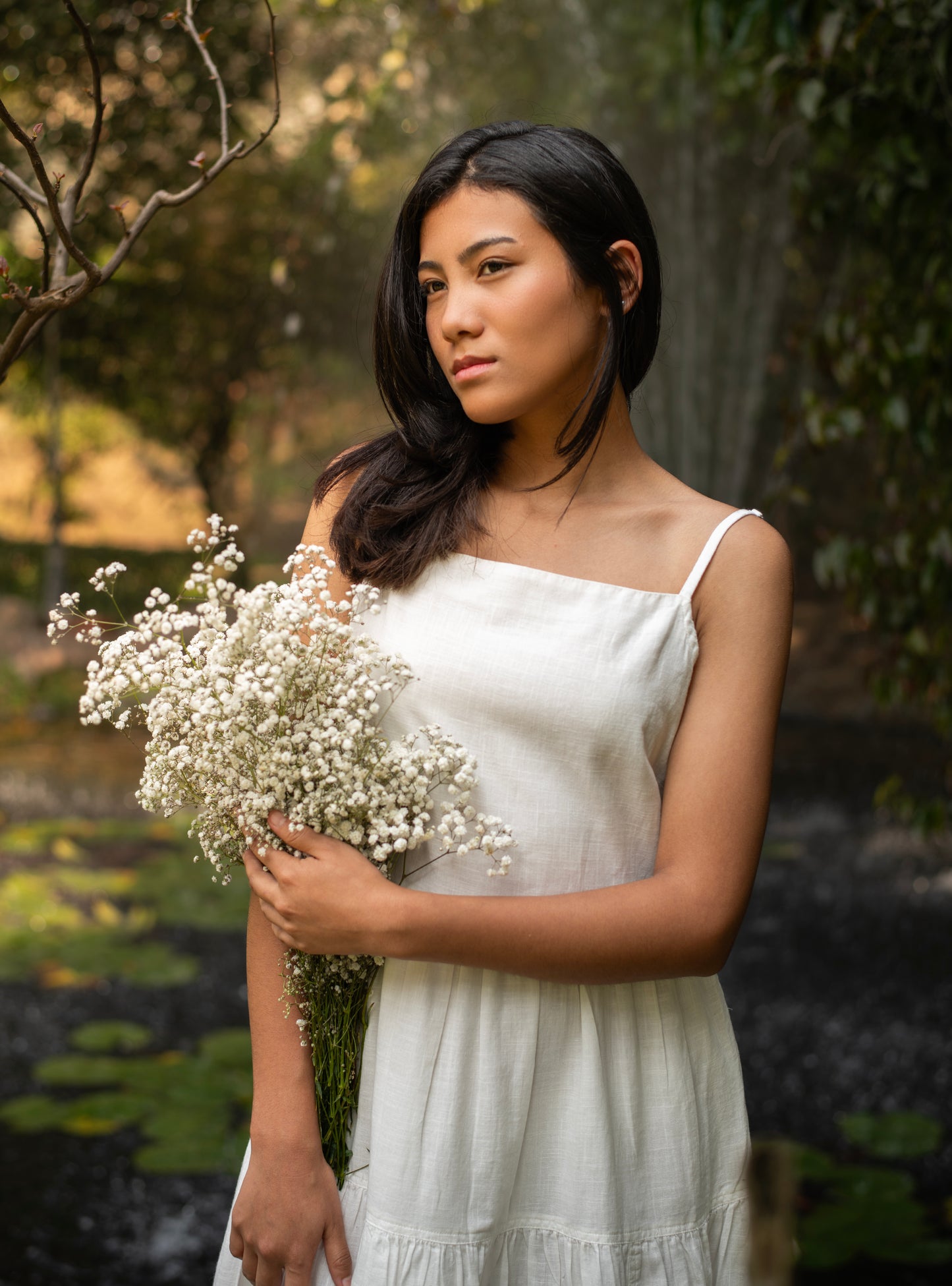 Aura Dress : Solid Natural Slub