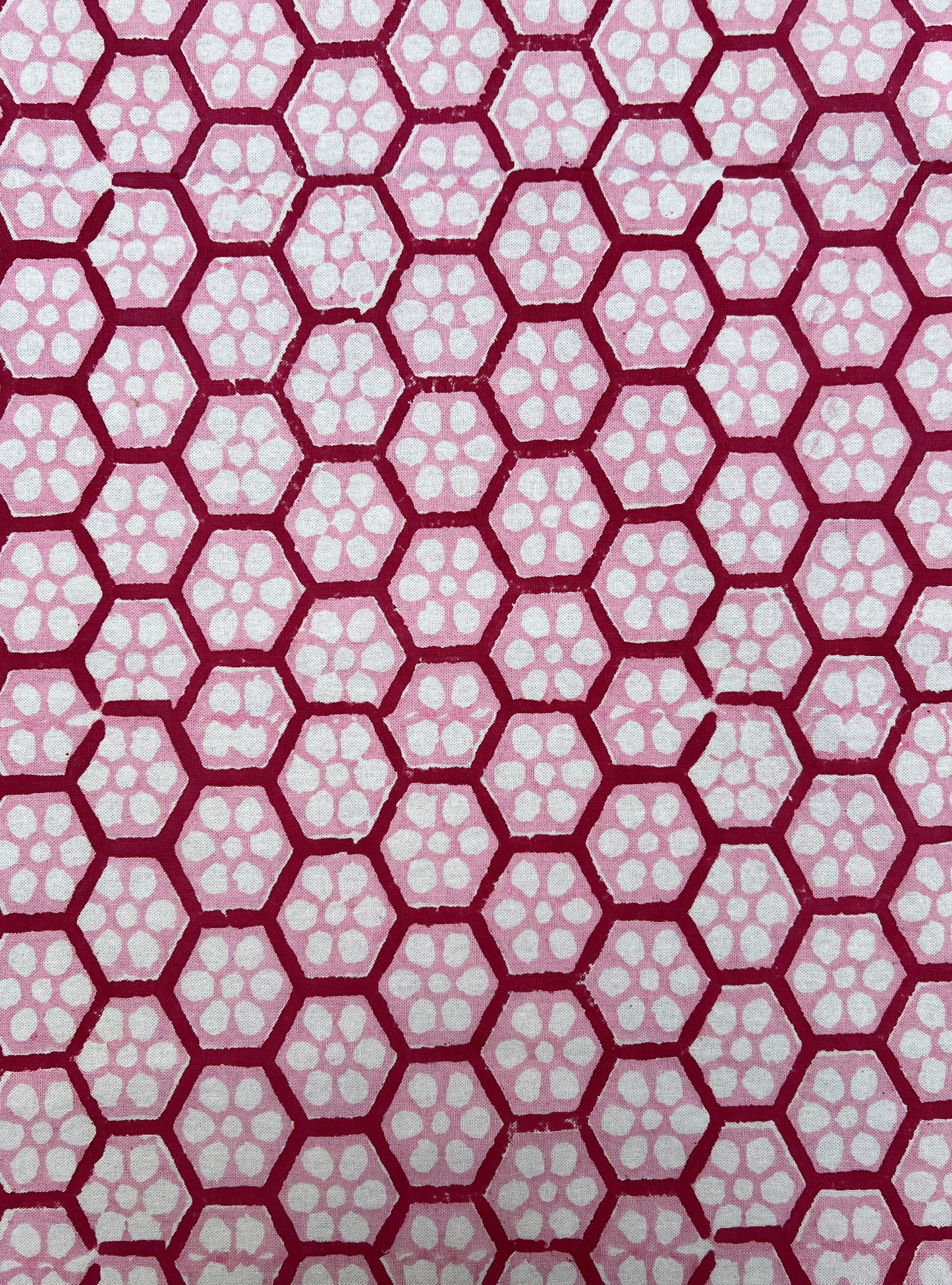 Block Printed Napkin : Bhindi Blush Mix n Match Sheeting