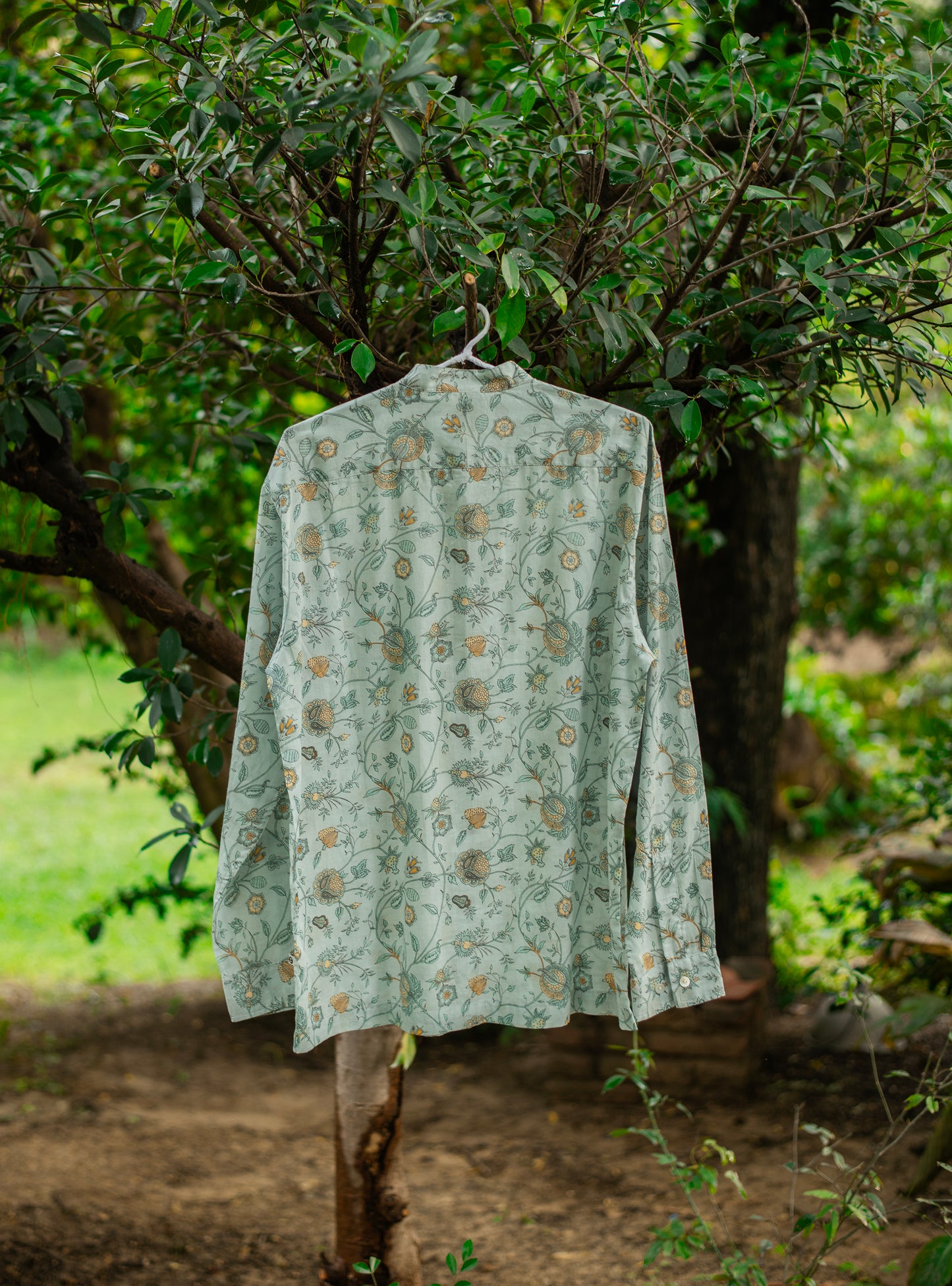 Hanoi Shirt FS : Swati Blue Voile