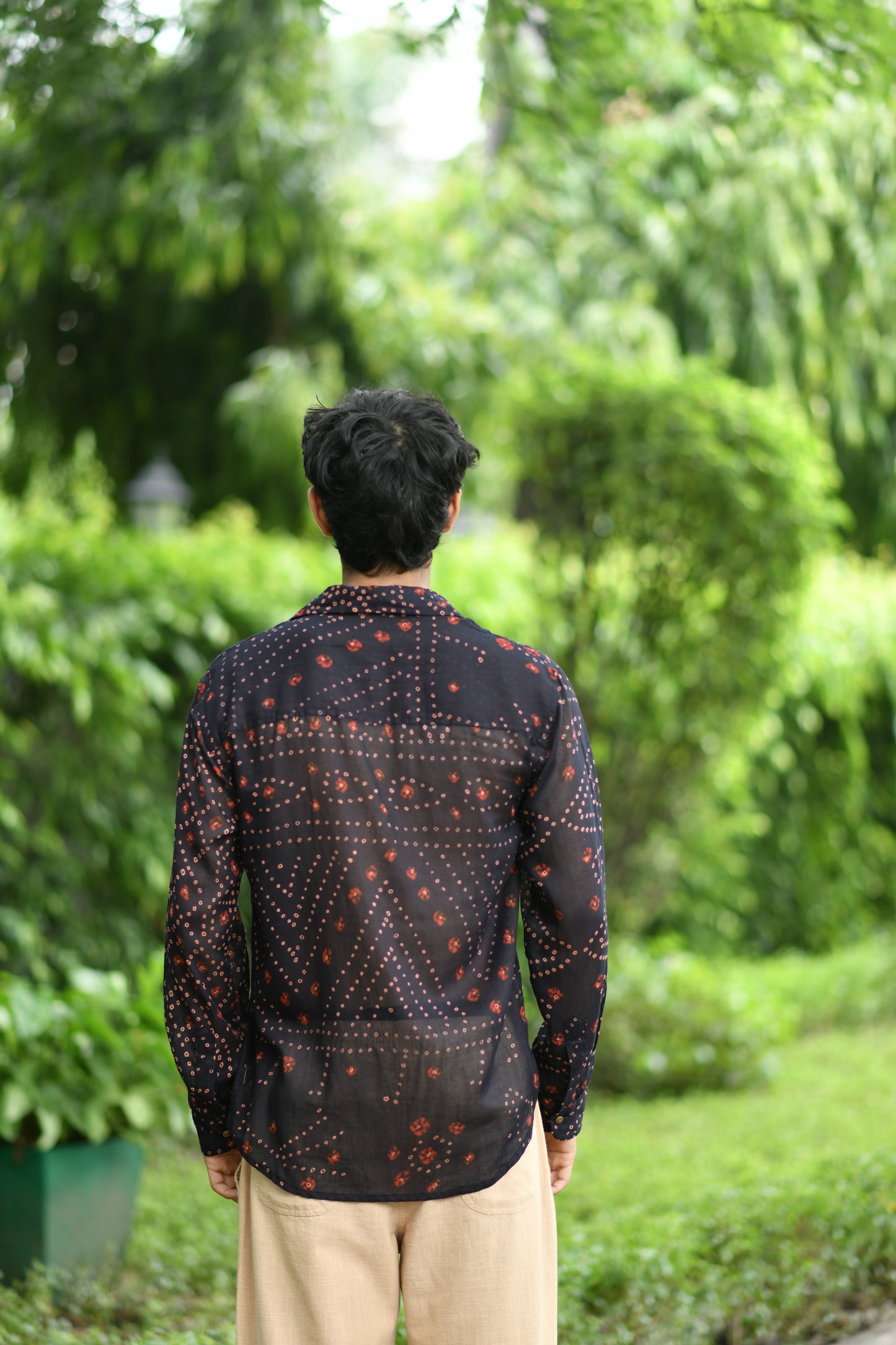 Xavier Shirt : Full Sleeve Bandhani
