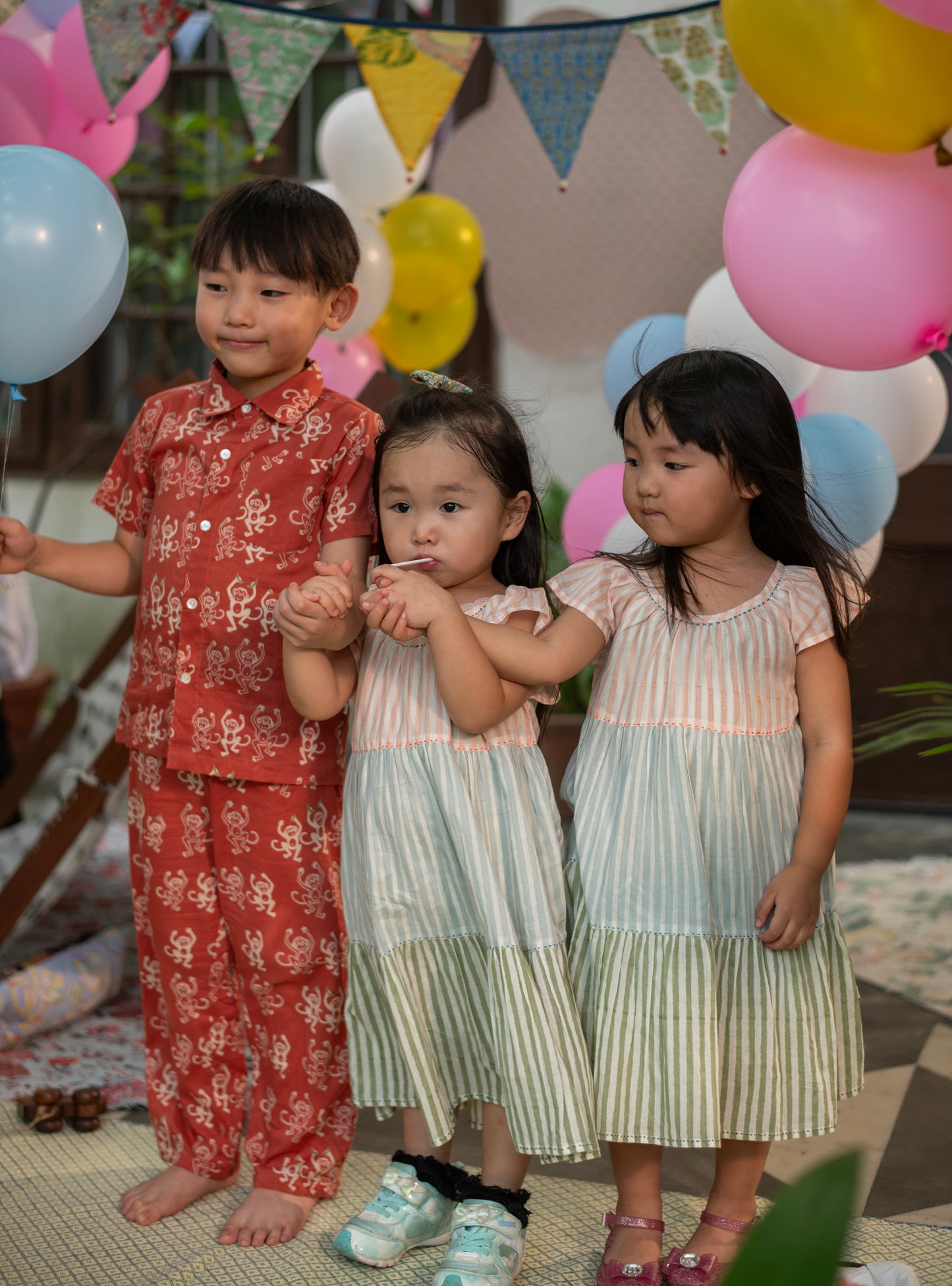 Kids Daisy Dress : Lemur PW Voile