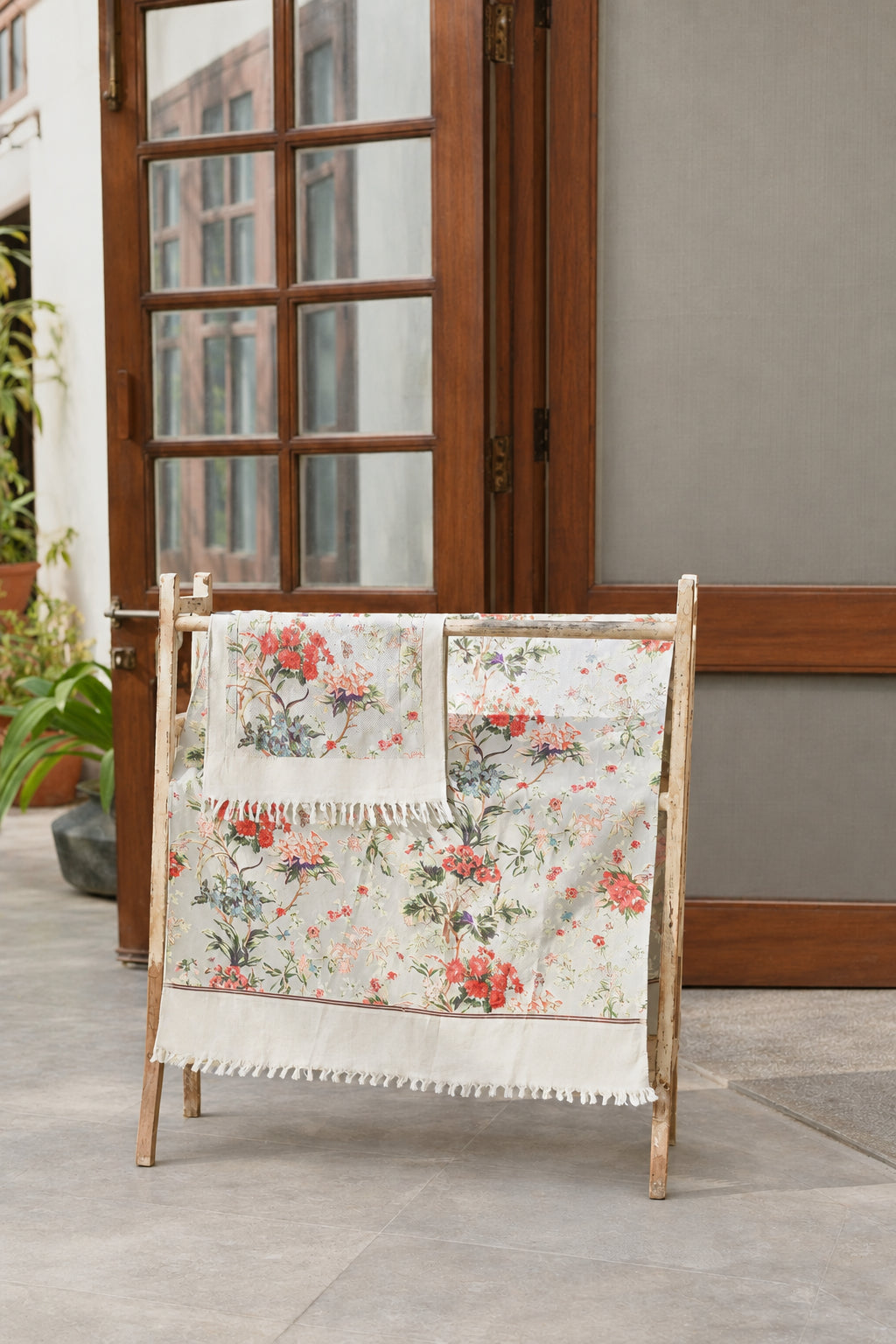 Kerala Bath Towel : Sardinia Sky Handloom