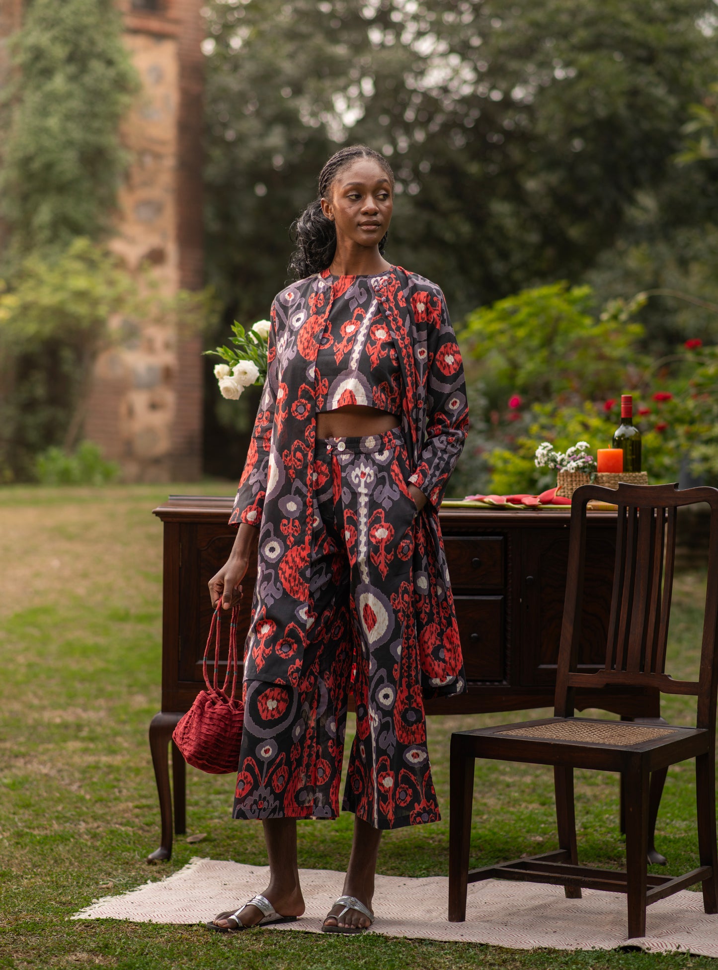 Cecily Top : Istanbul Black Voile