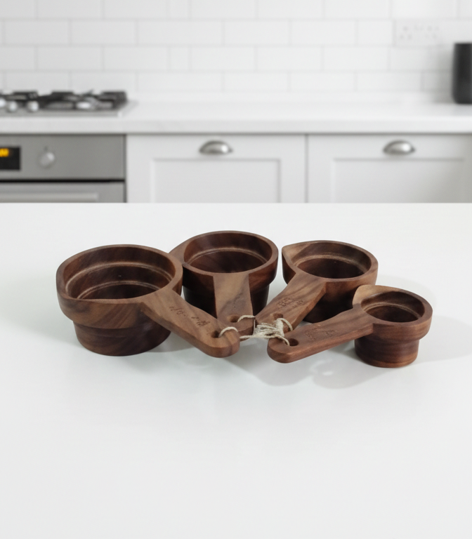 Measuring Cup Set of 4 : Wooden