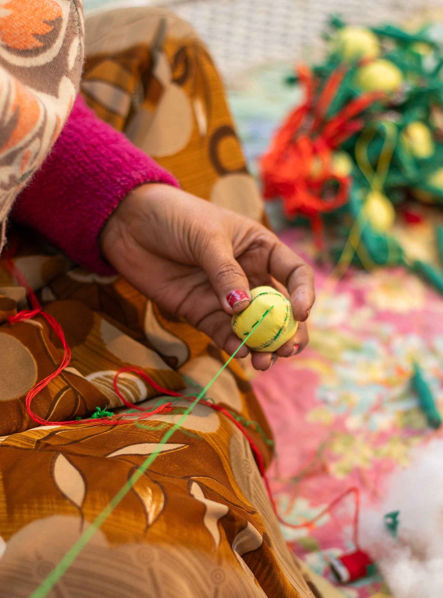 Hanging Chilli Lemon: Green