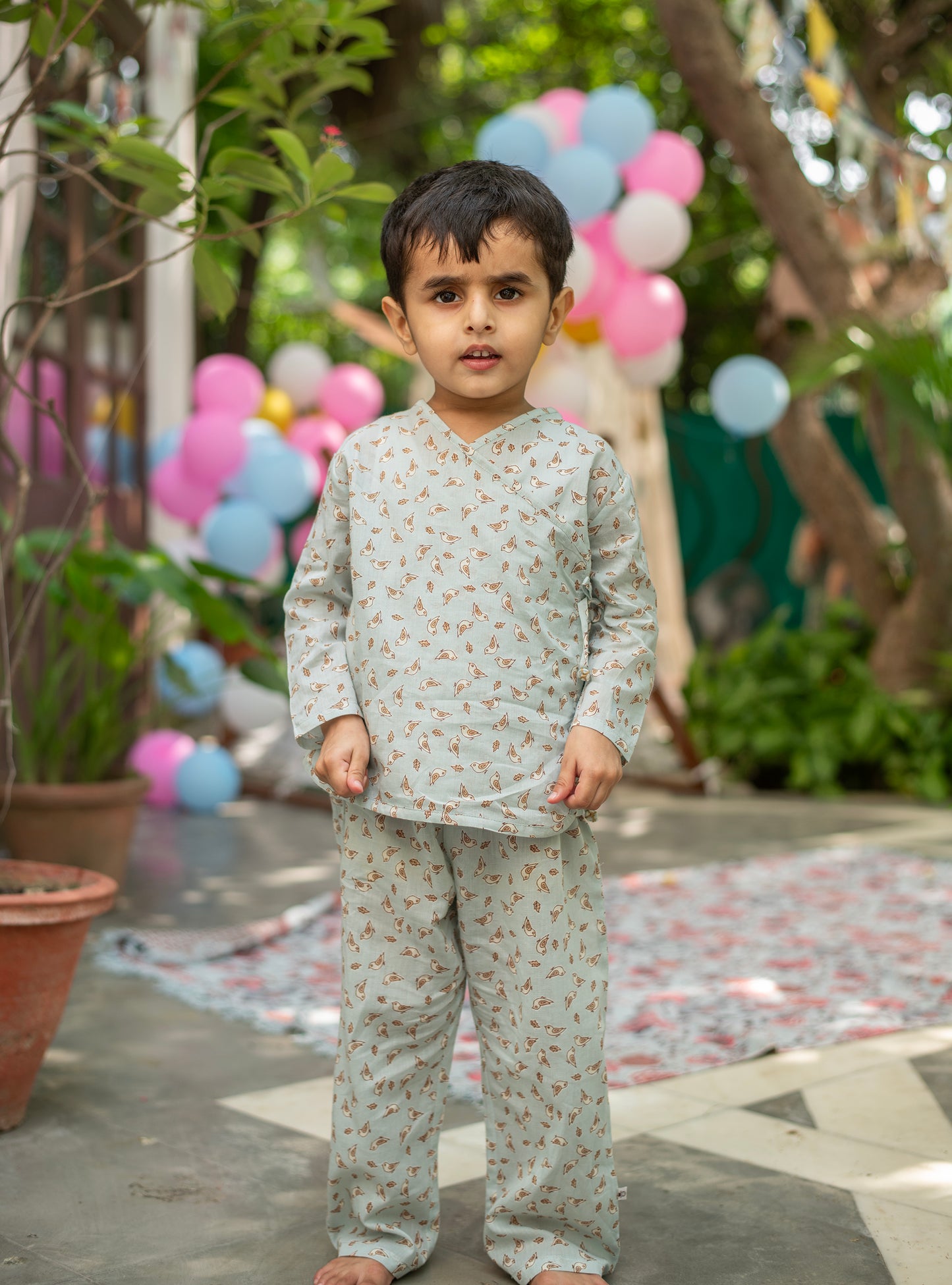 Ajkan Pj Set : Chidiya Blue Voile
