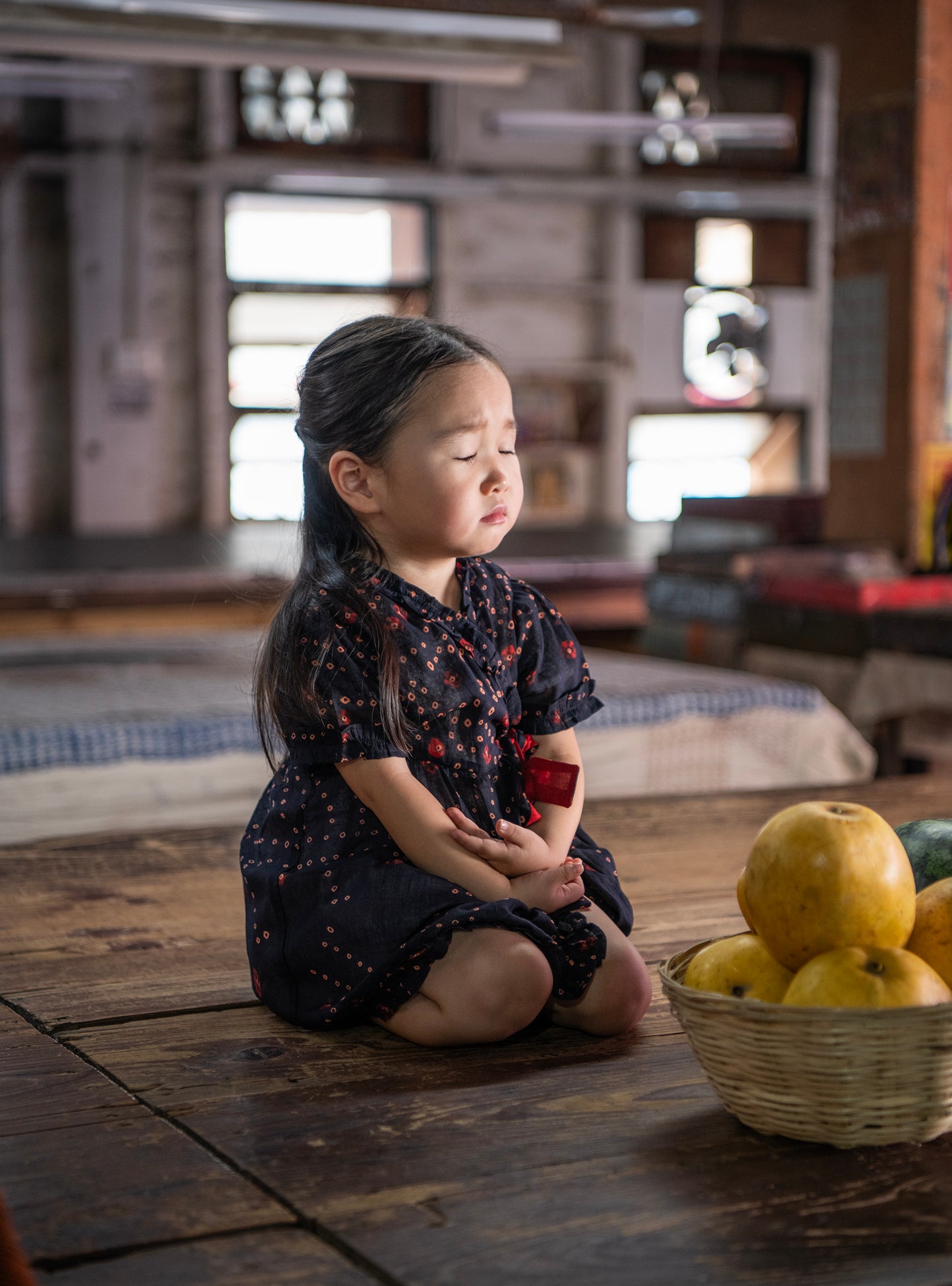 Kids Wrap Around : Dress Bandhani Voile