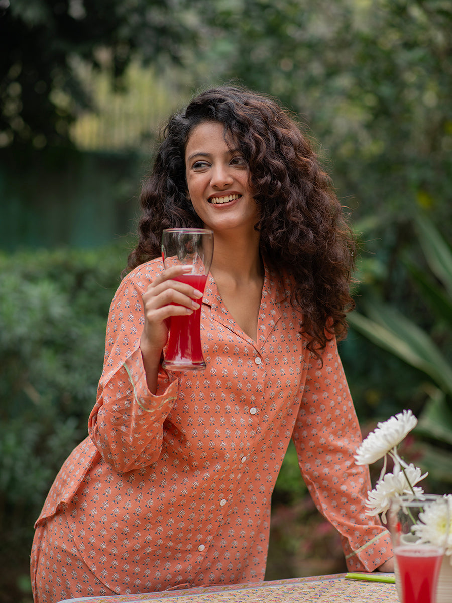 Vanessa PJ Set : Panna Brick