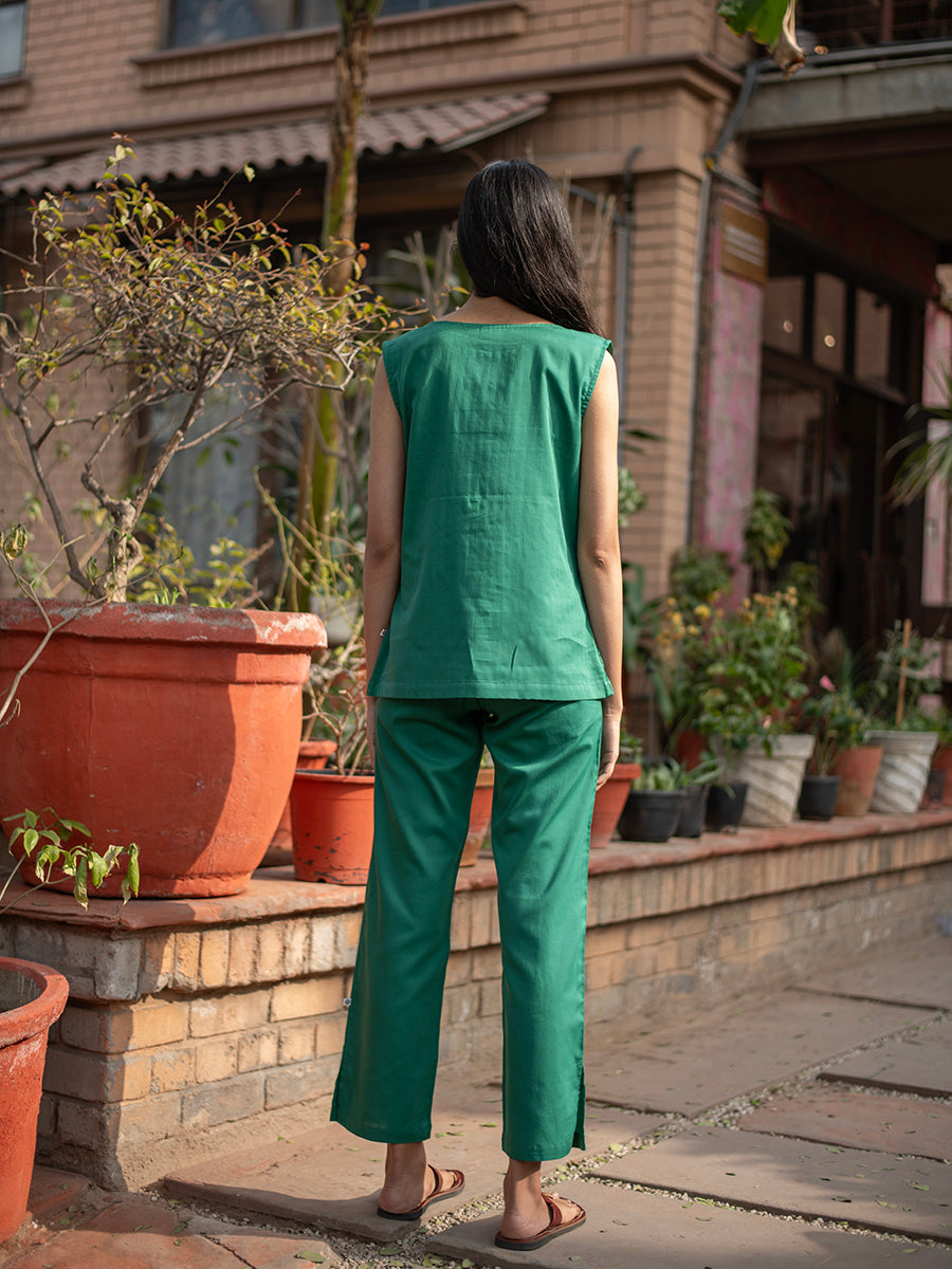 Slim Pant : Green