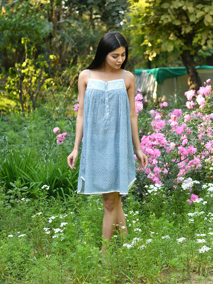 Olivia Nighty : Scales Blue