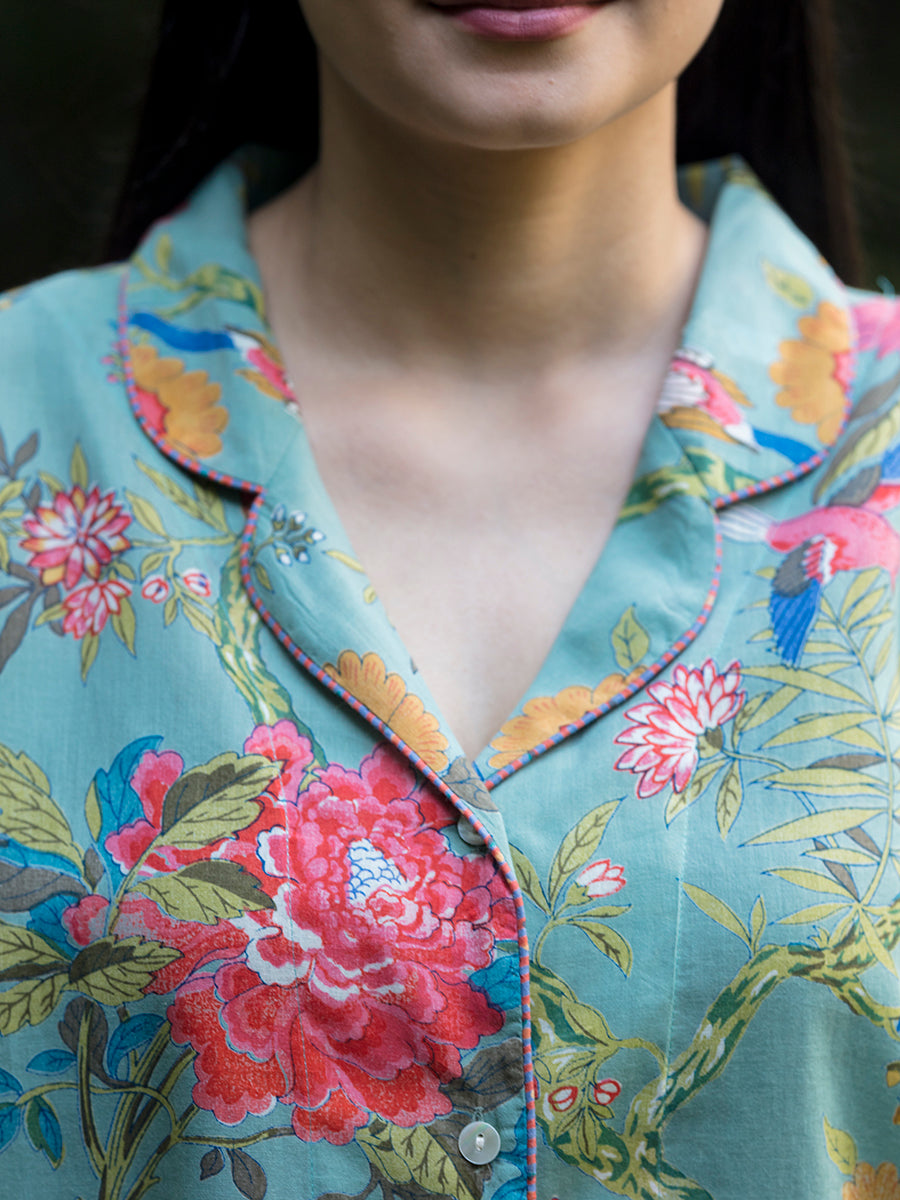 Short Set : Bird Teal