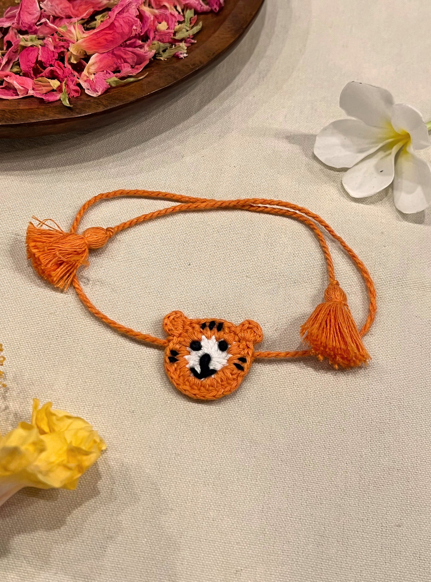 Rakhi : Orange Tiger.