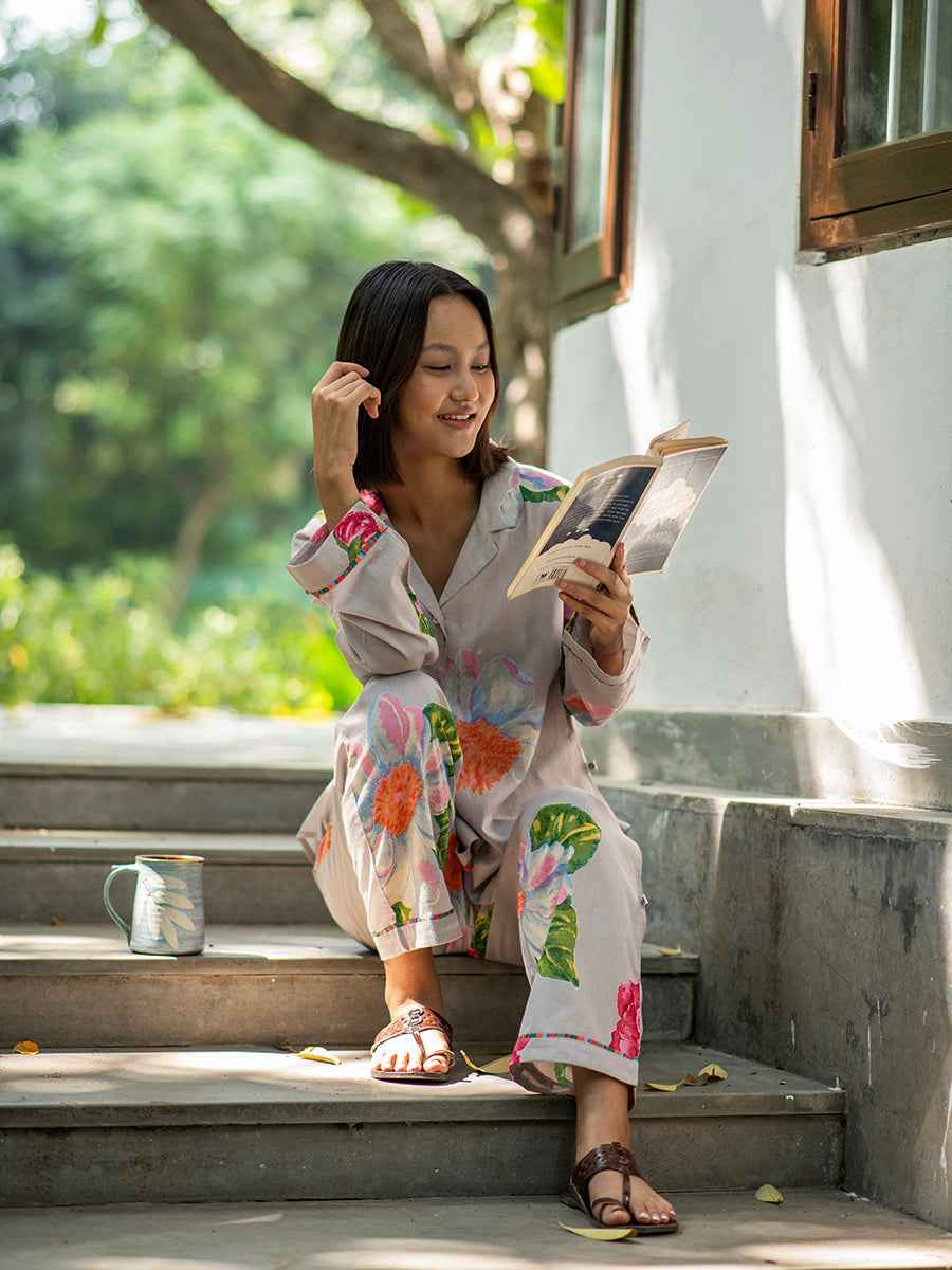 Vanessa PJ Set : Madrid Grey