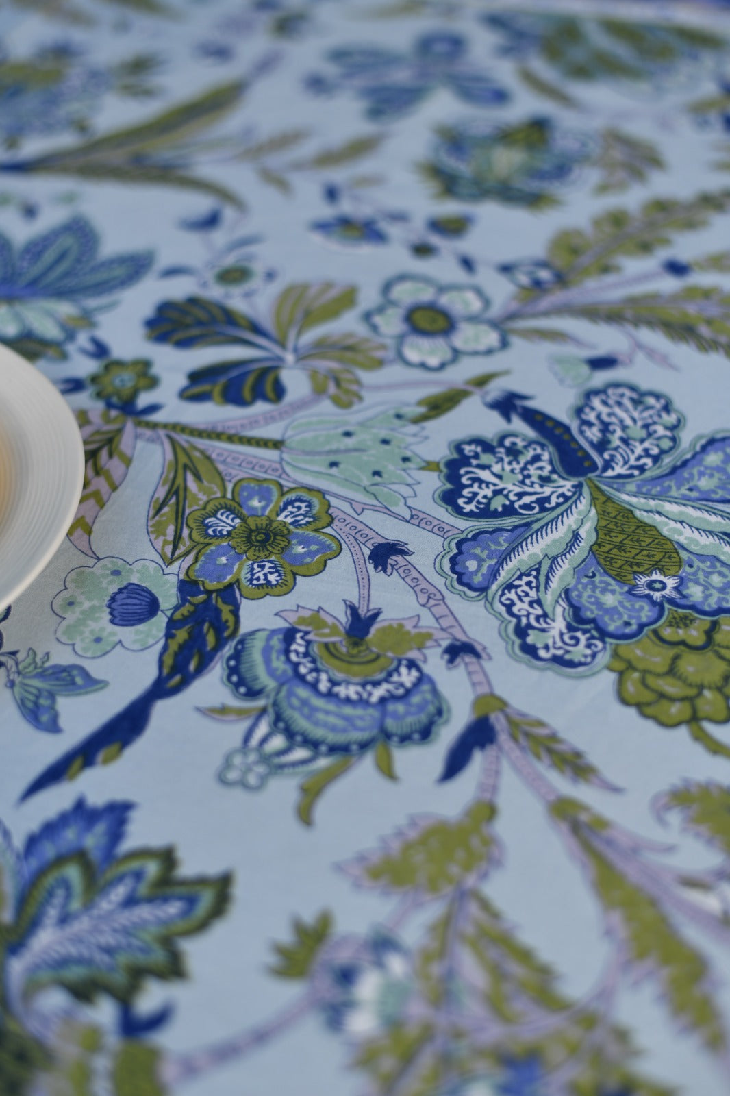 Printed Table Cloth : Hawaii Aqua Sheeting