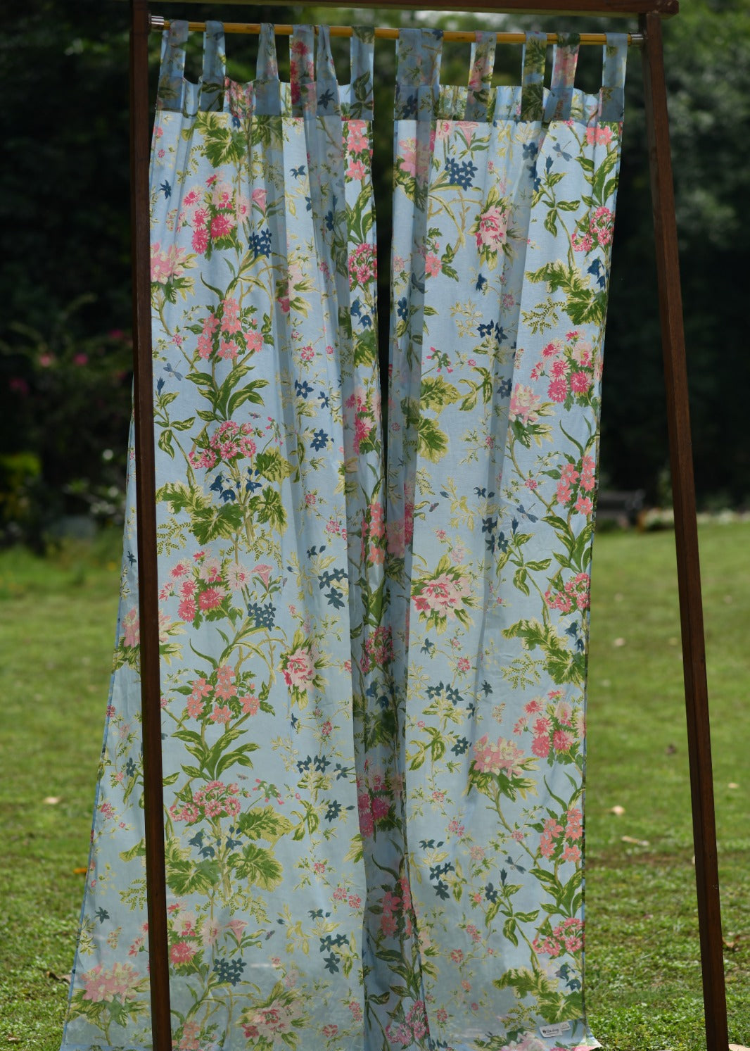 Printed Curtain : Corsica Chambray Organdy