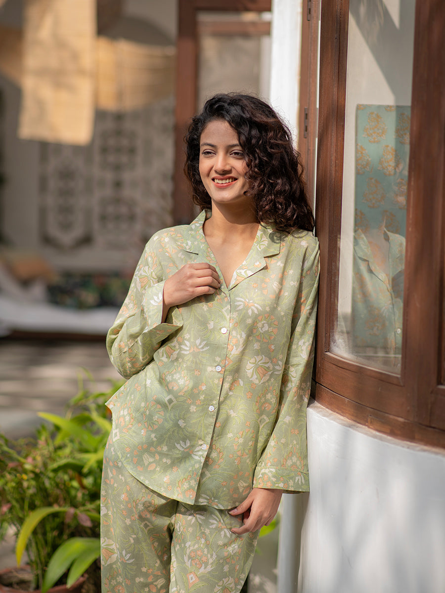 Vanessa PJ Set : Bellur Sage