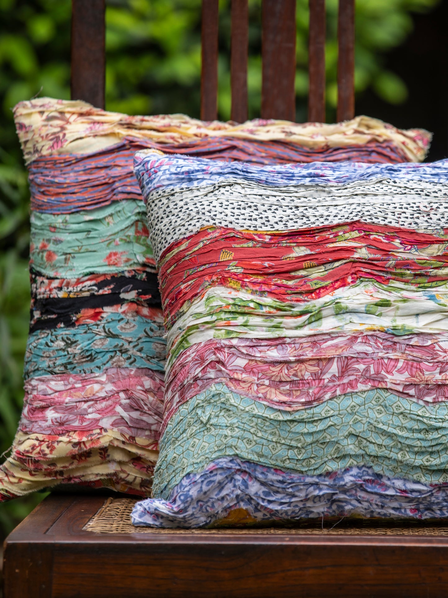 Cushion Cover : Waves Green