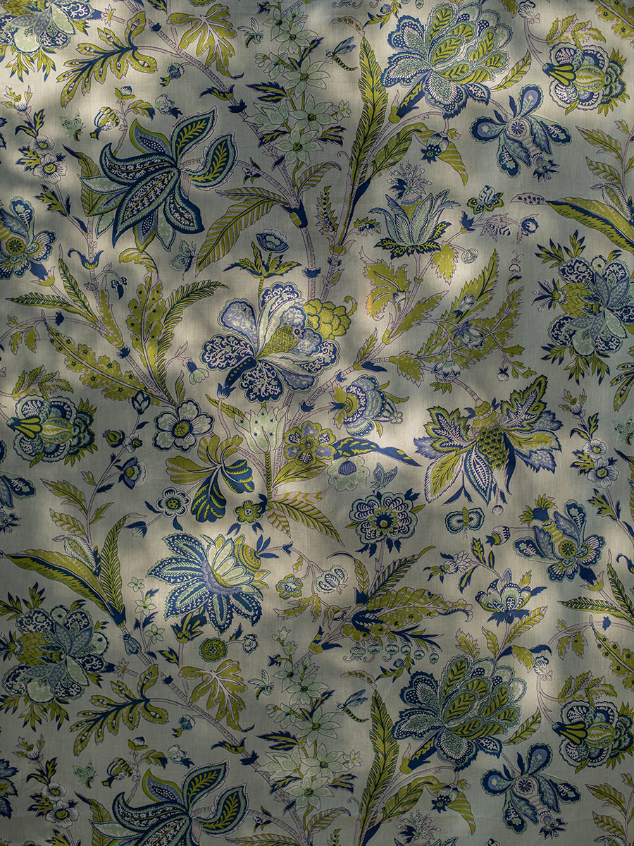 Printed Voile Curtain : Hawaii Aqua