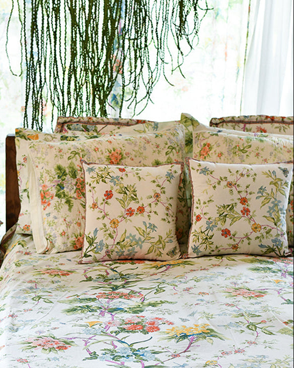 Printed Pillow Cover Reversible : Corsica Country Sheeting