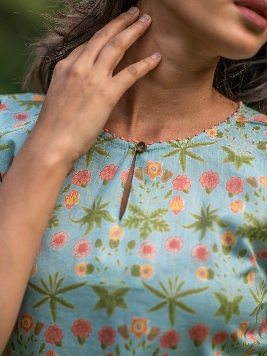 Martina Dress : Daisy Sky