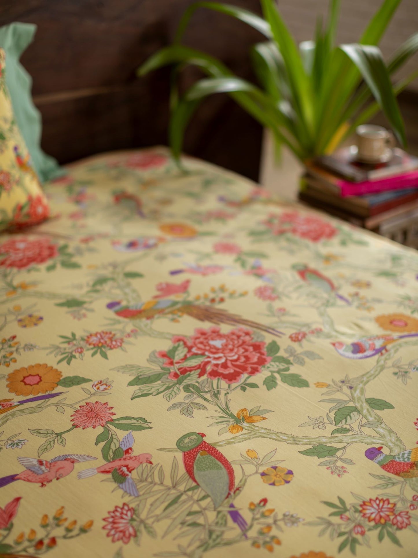 Bed Cover : Bird Yellow