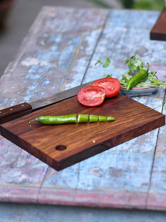 Chopping Board : with Handle Wooden