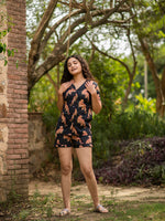 Short Set : Leopard Black