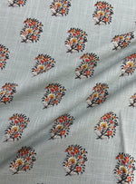 Cotton Slub Fabric  : Alyssa Blue
