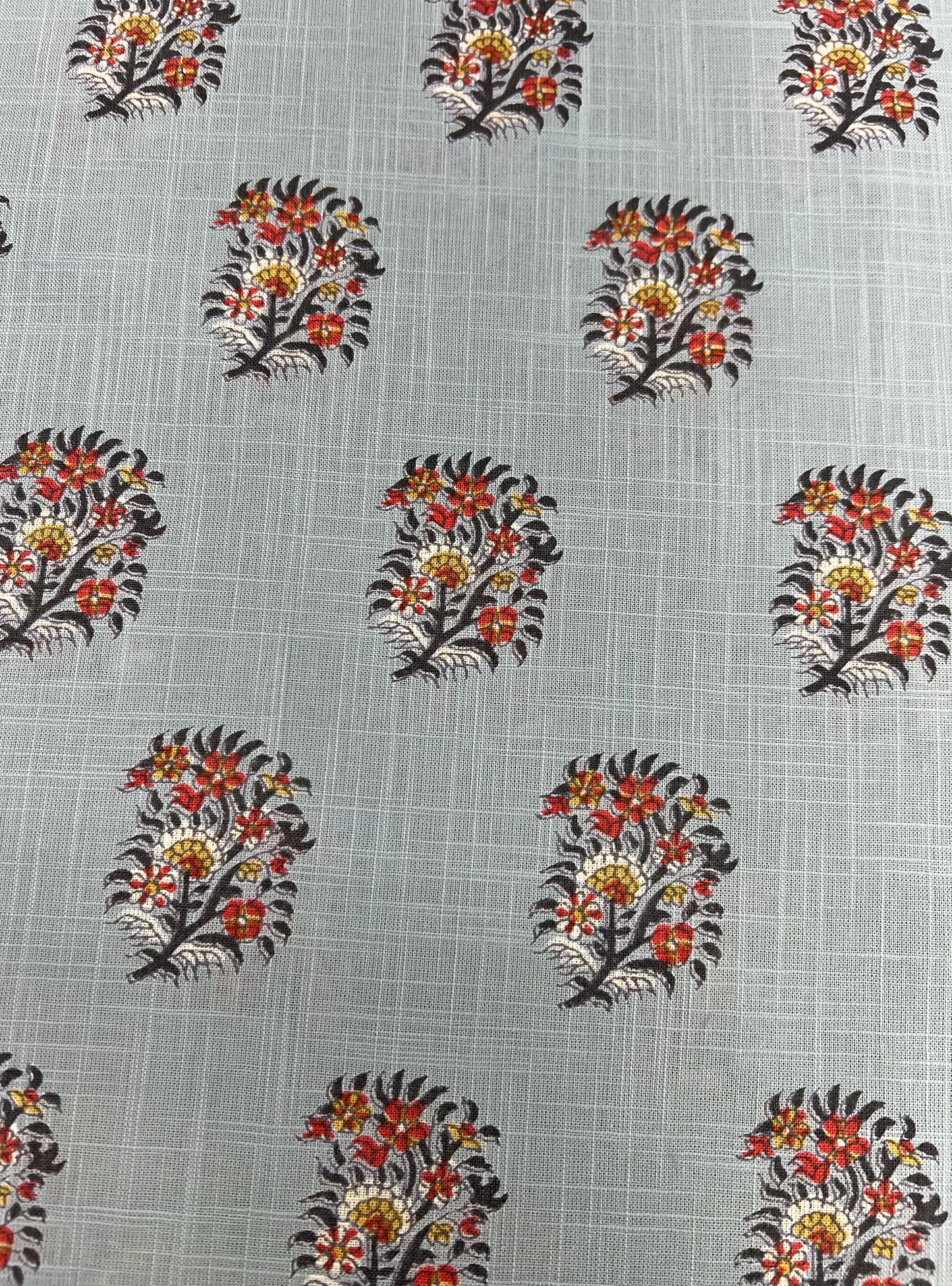 Cotton Slub Fabric  : Alyssa Blue