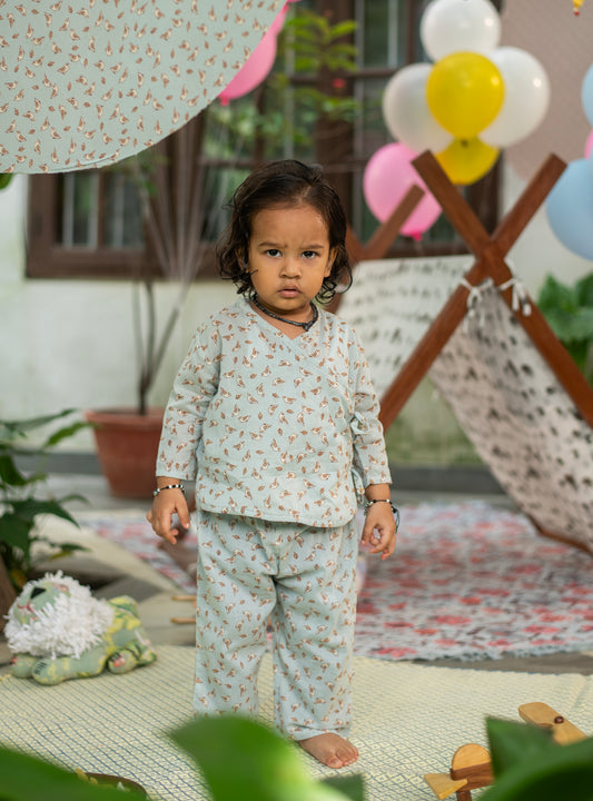 Ajkan Pj Set : Chidiya Blue Voile