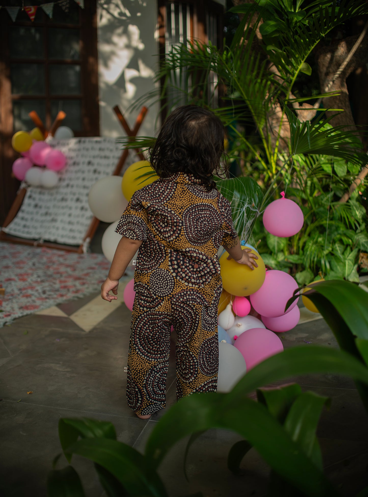 Angad PJ Set  : B Dots Black