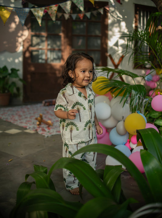 Angad PJ Set : Banana Country Voile