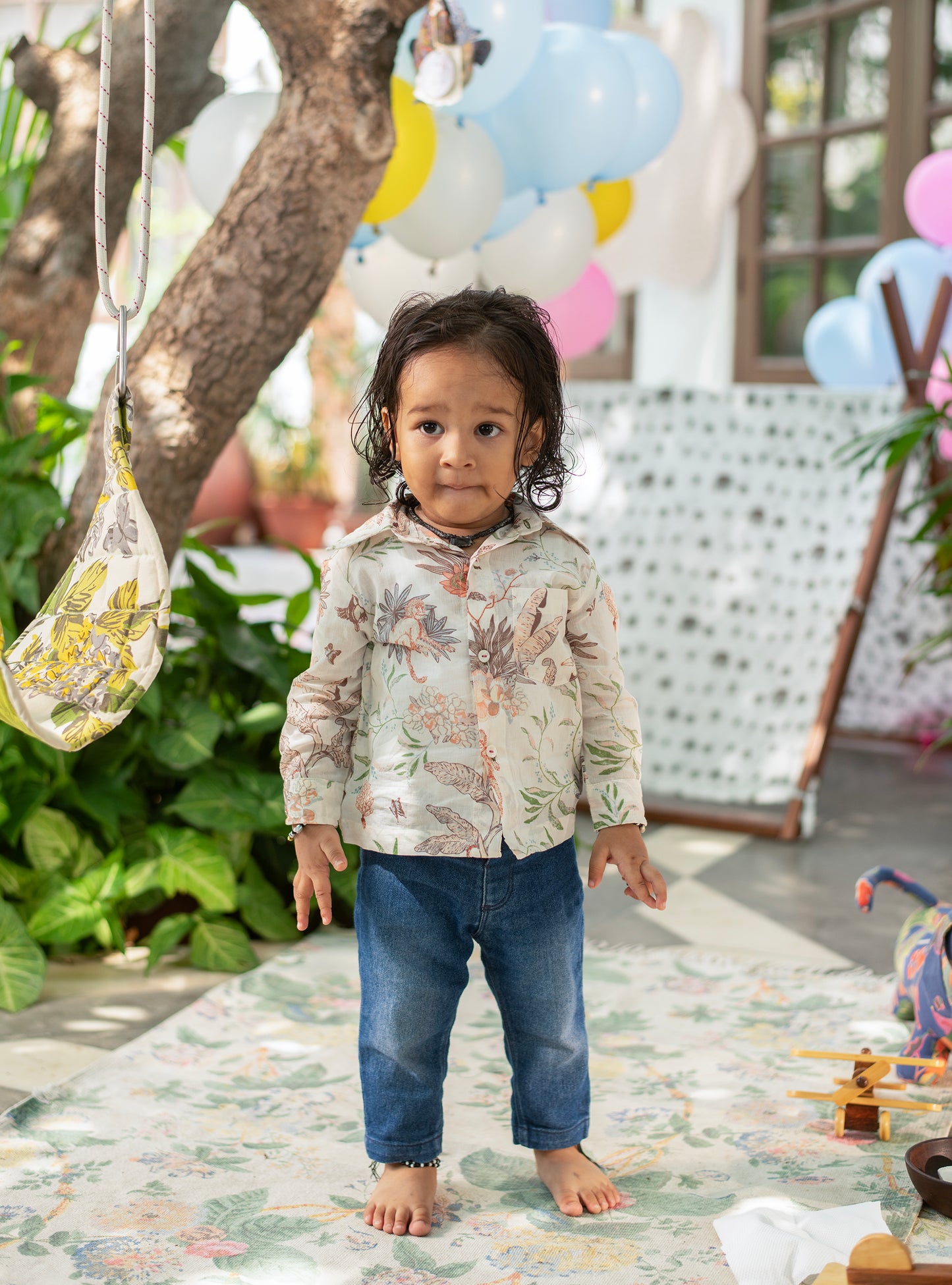 Angad Shirt FS : Ubud Cream  Voile