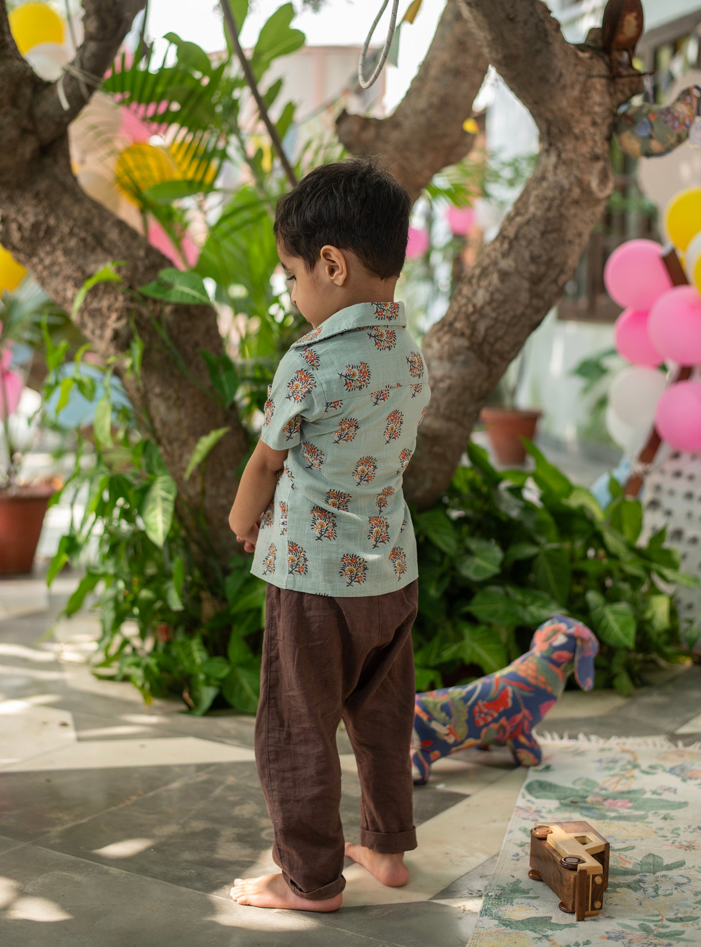 Angad Shirt HS : Alyssa Blue Slub