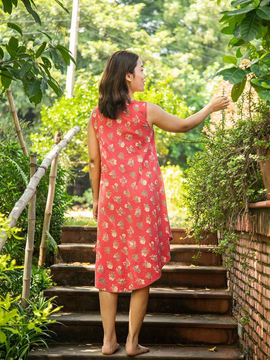 Ann Dress : Toile Red