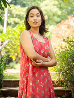 Ann Dress : Toile Red