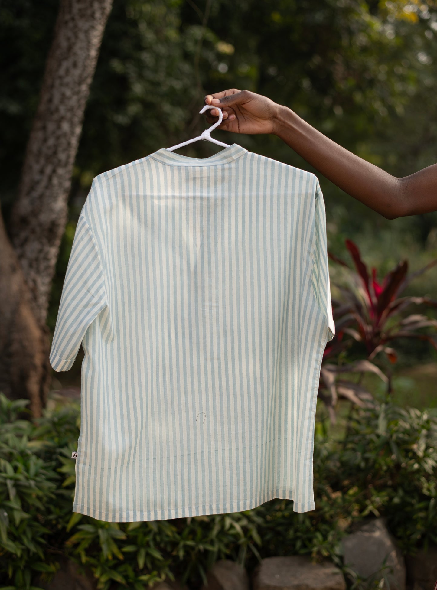 Anthony Shirt HS : Lemur Blue Voile