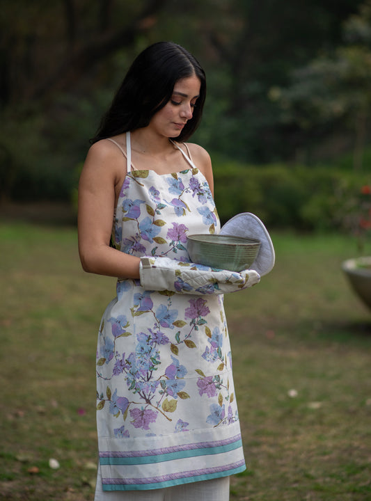 Printed Hot Pad : Bougainvillea Aster Canvas