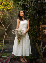 Aura Dress : Solid Natural Slub