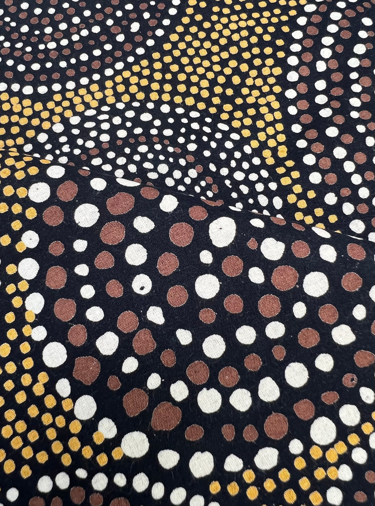 Cotton Sheeting  Fabric  : Bernie Dots Black