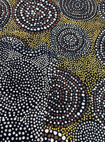 Cotton Sheeting  Fabric  : Bernie Dots Black