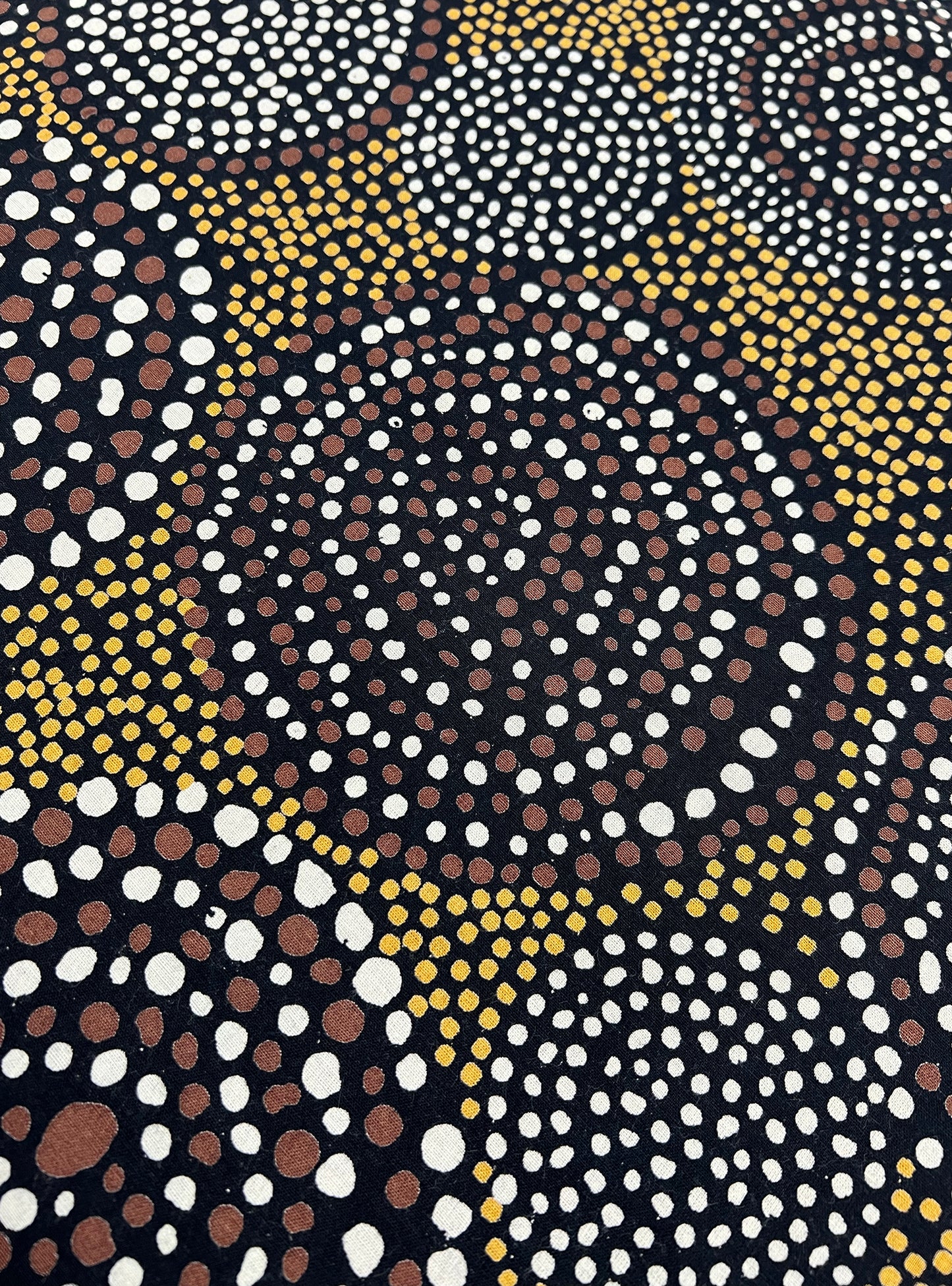 Cotton Sheeting  Fabric  : Bernie Dots Black