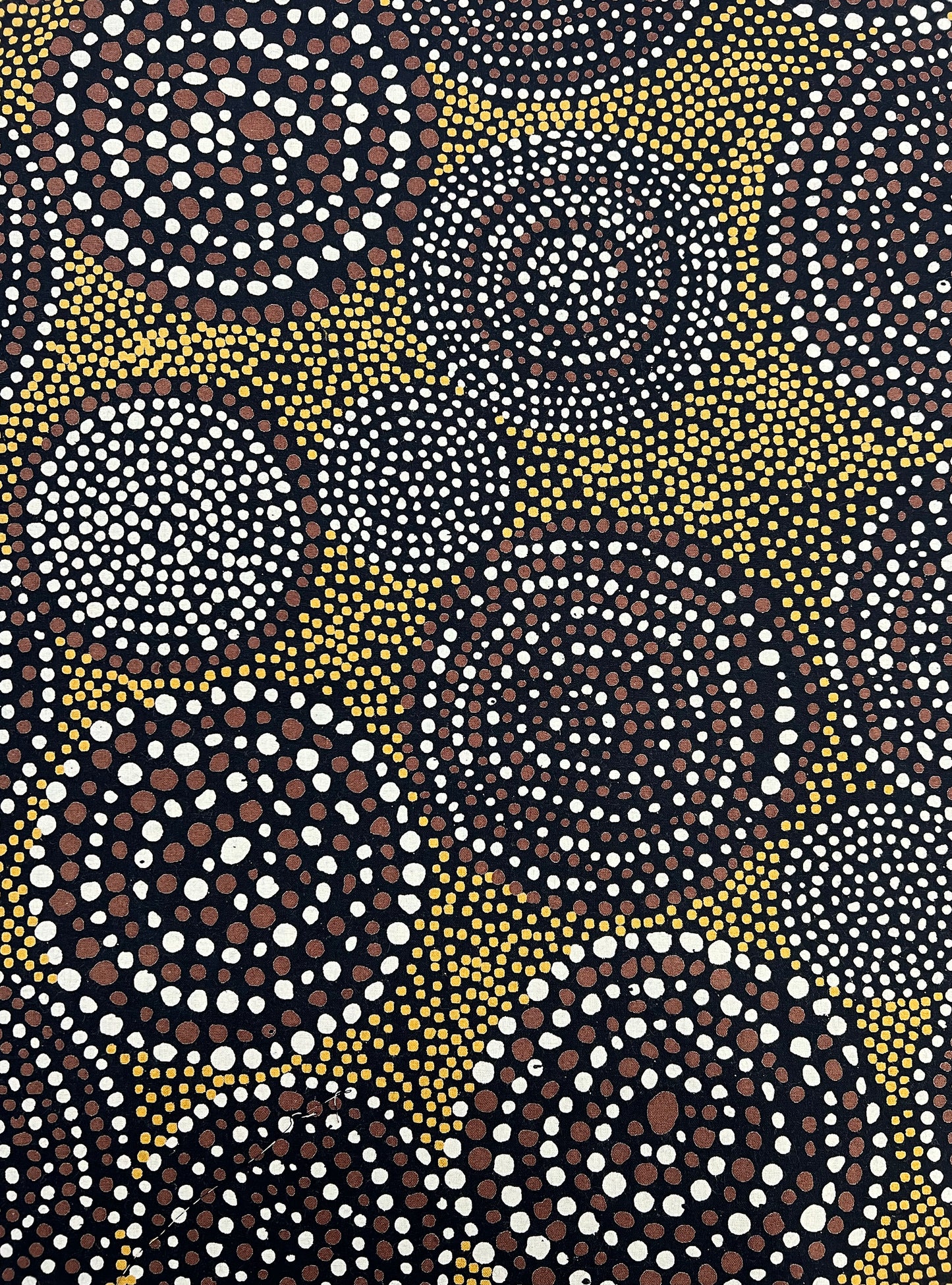 Cotton Sheeting  Fabric  : Bernie Dots Black