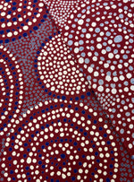 Cotton Sheeting  Fabric  : Bernie Dots Madder Red