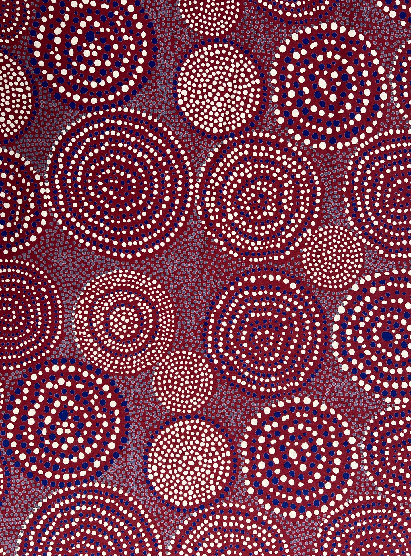 Cotton Sheeting  Fabric  : Bernie Dots Madder Red